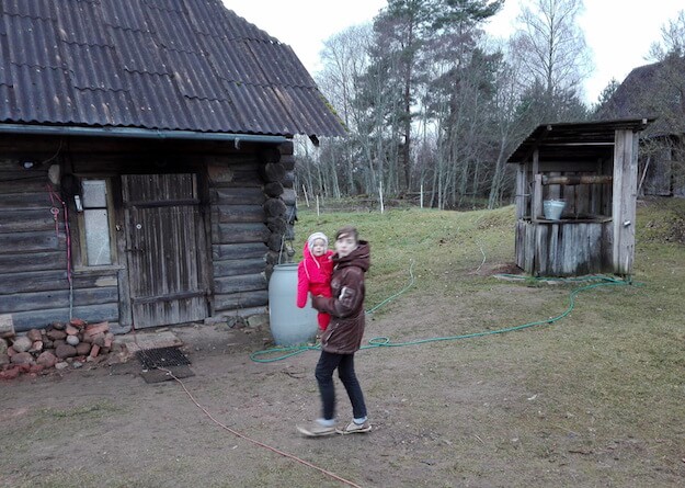 Kerli and Karl Alex at home