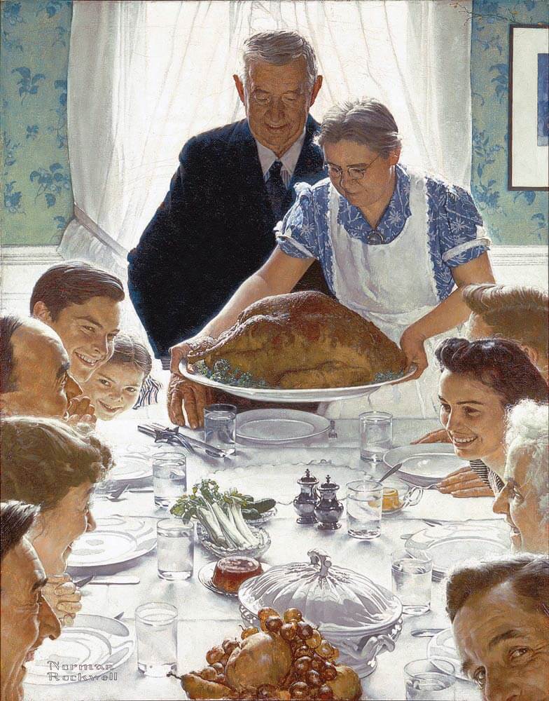 Norman Rockwell Freedom from Want 1943