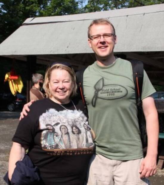 Sirje Kiin ja Indrek Park Kotkajarvel 2017